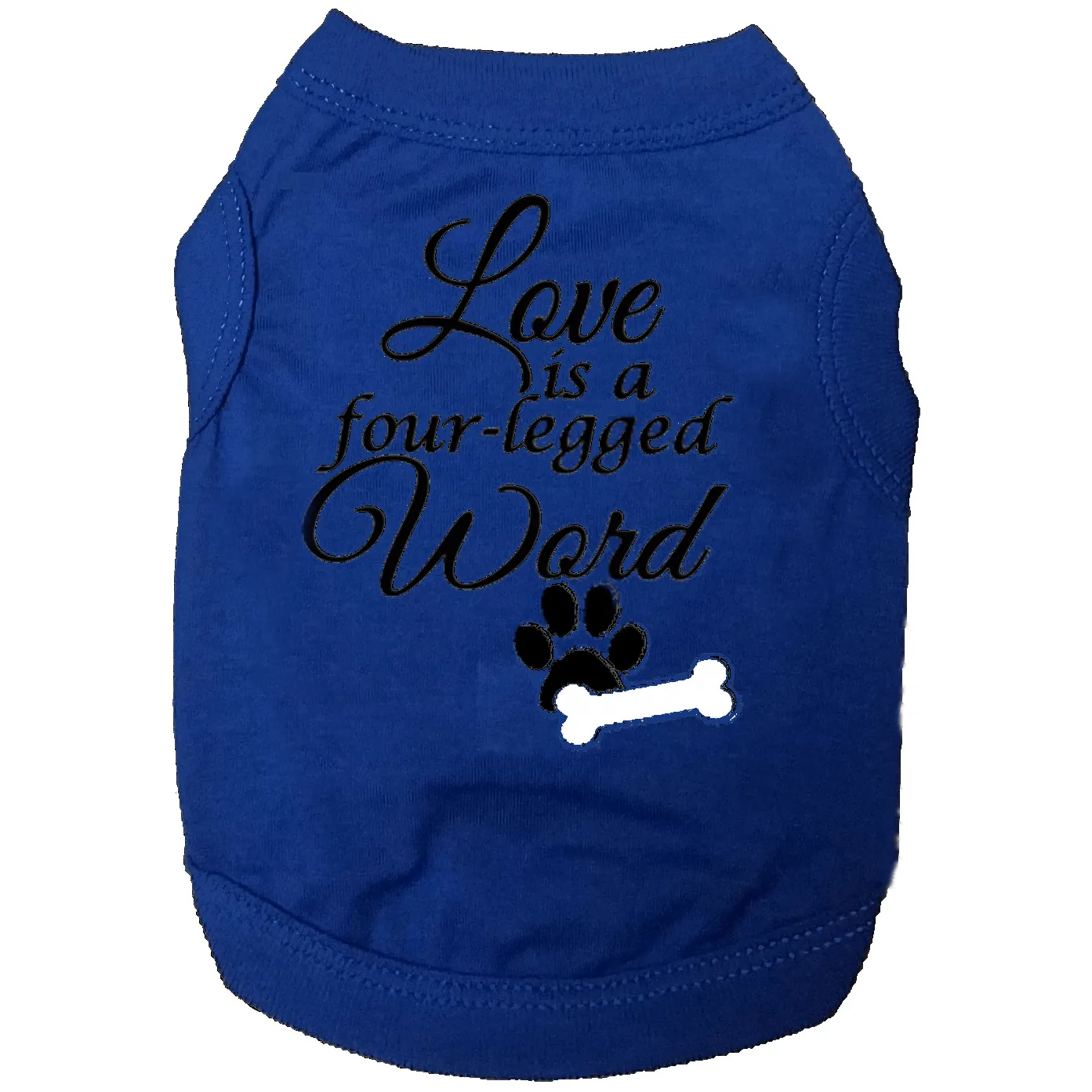 Love is 4 Legged Word Doggy t shirt