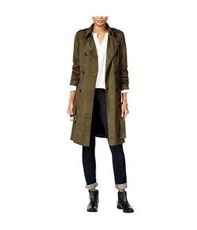 Maison Jules Womens Faux-Suede Jacket