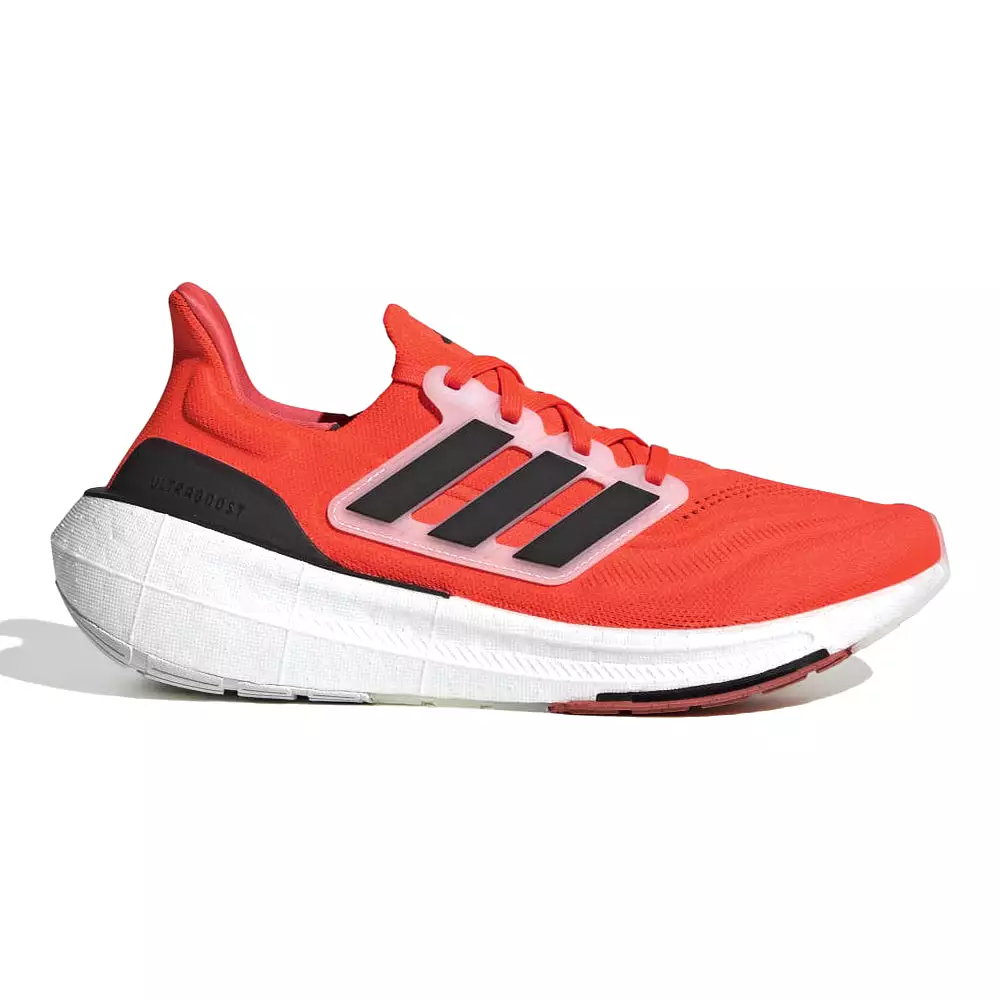 Men's Adidas Ultraboost Light, Solar Red/Core Black/Cloud White, 10.5 D Medium