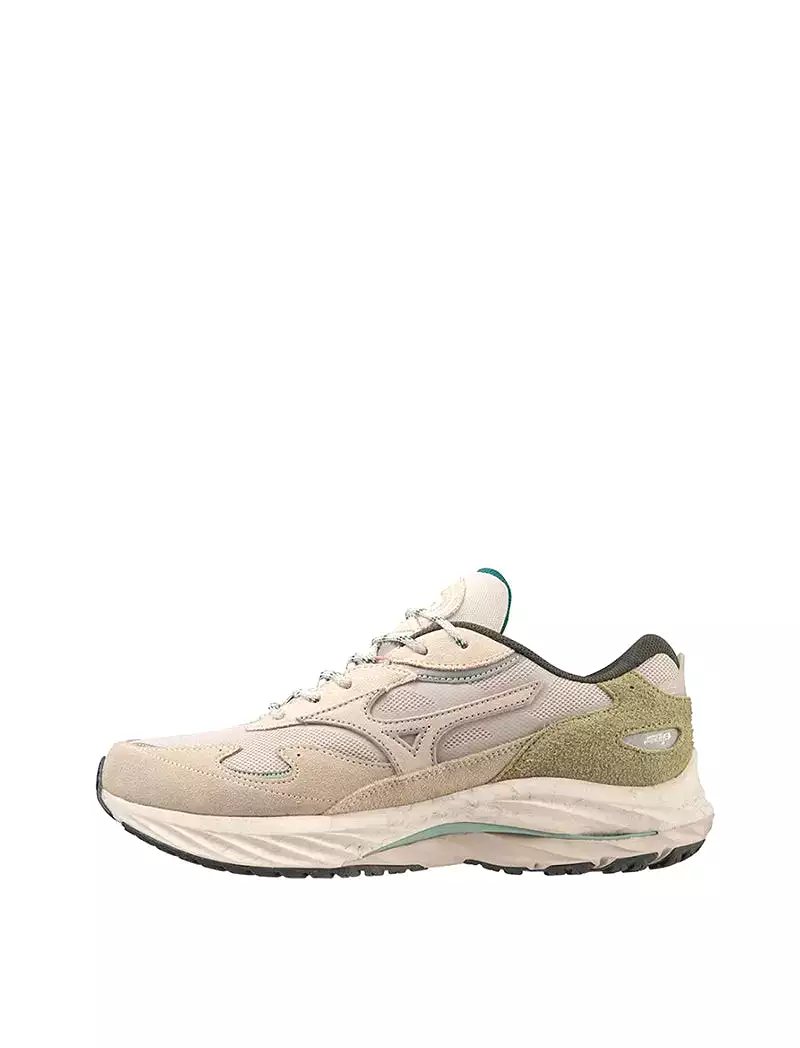 Mizuno Womens Wave Rider B Silver Cloud / White Sand / Cedar