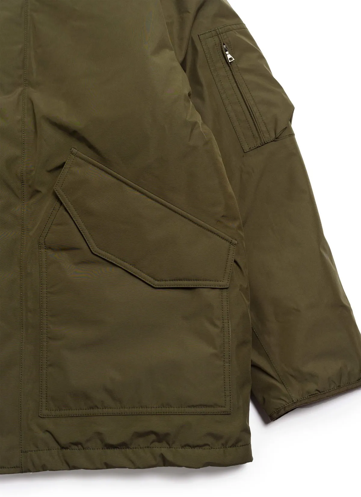 NANAMICA GORE TEX DOWN COAT - KHAKI