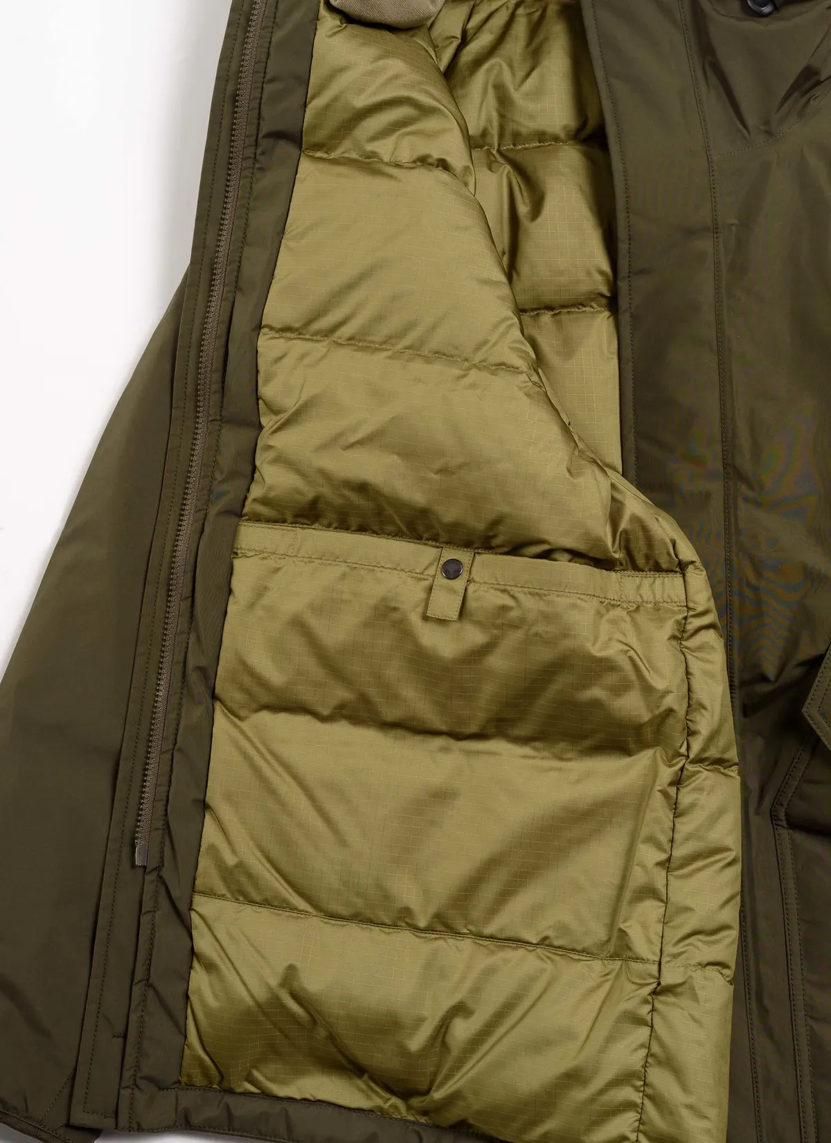 NANAMICA GORE TEX DOWN COAT - KHAKI