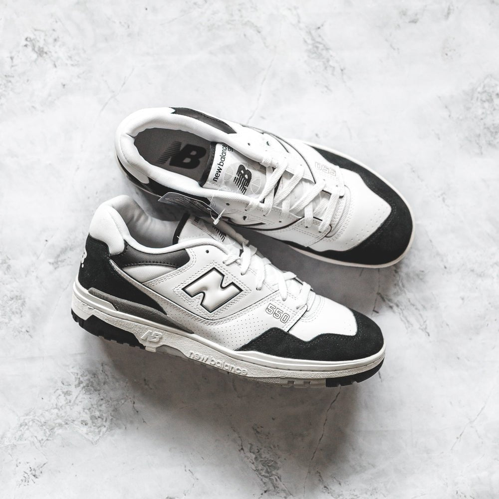 New Balance 550 White Black Rain Cloud