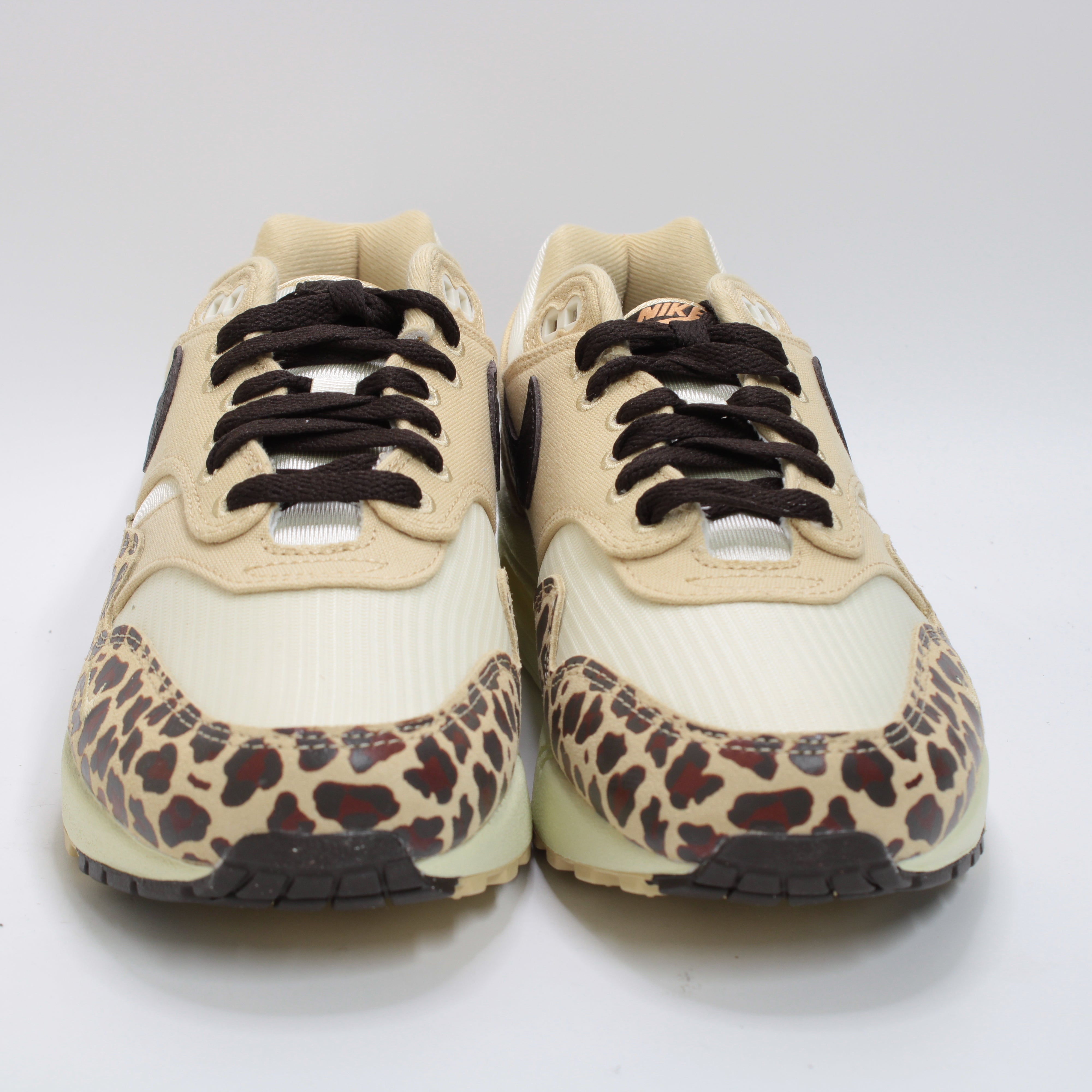 Nike Air Max 1 Trainers Sesame Cacao Wow Coconut Milk Amber Brown Velvet Brown