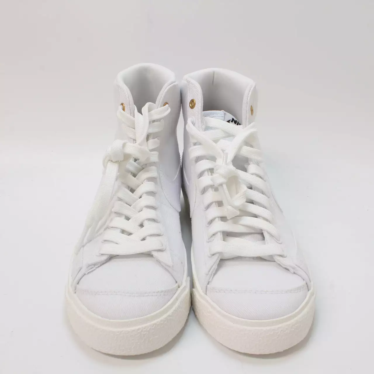 Nike Blazer Mid 77 White White Sail Black Canvas Uk Size 3