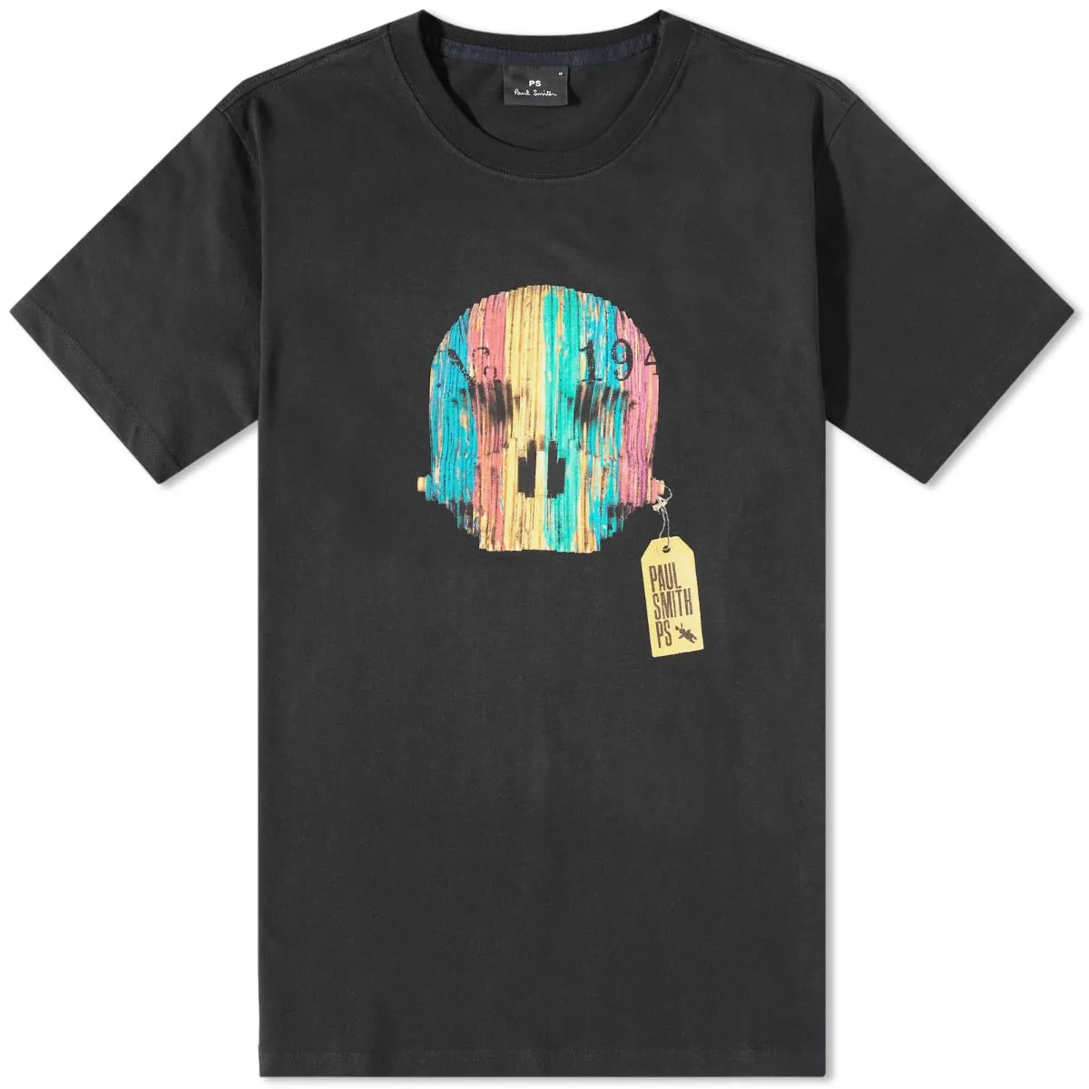 Paul Smith Wooden Skull T-ShirtBlack