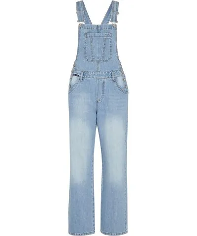 Philipp Plein Denim Jumpsuit Iconic Plein