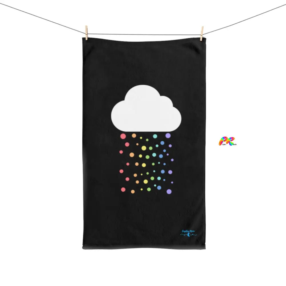 Rainbow Storm Cloud Hand Towel