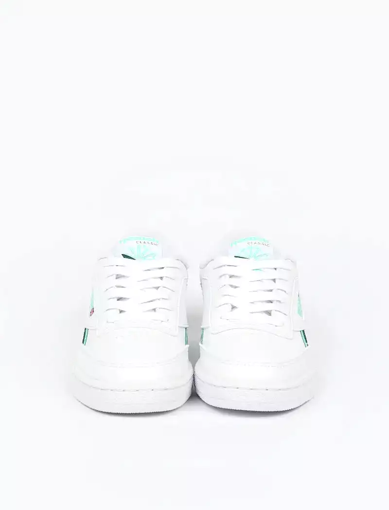 Reebok Womens Club C 85 Vegan Trainer Cloud White / Hint Mint / Midnight Pine