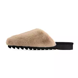 ROAM CLOUD MULE BEIGE FAUX FUR