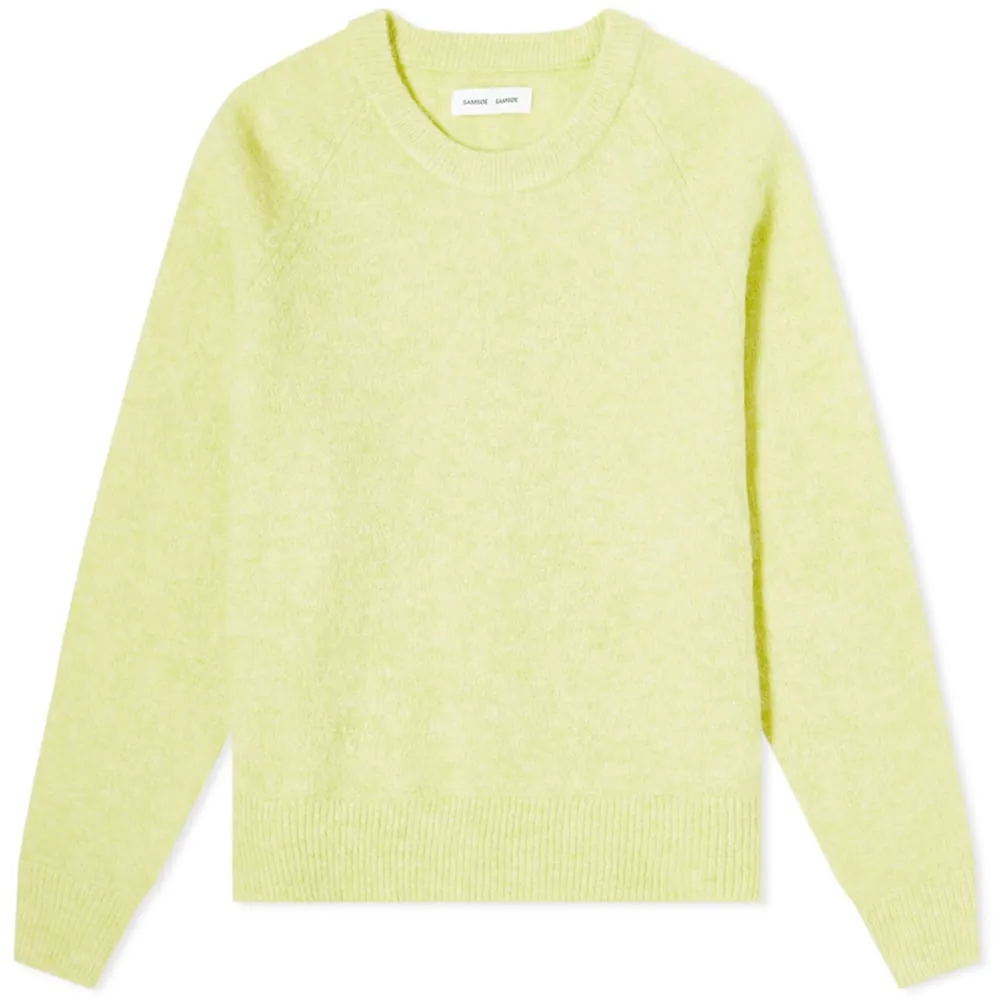 Samsøe Samsøe Knitted Crew Neck SweatDaiquiri Green Melange