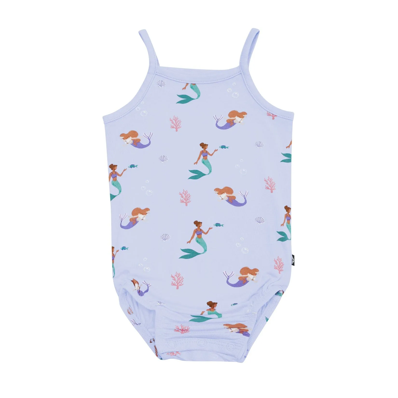 Spaghetti Strap Leotard in Mermaid