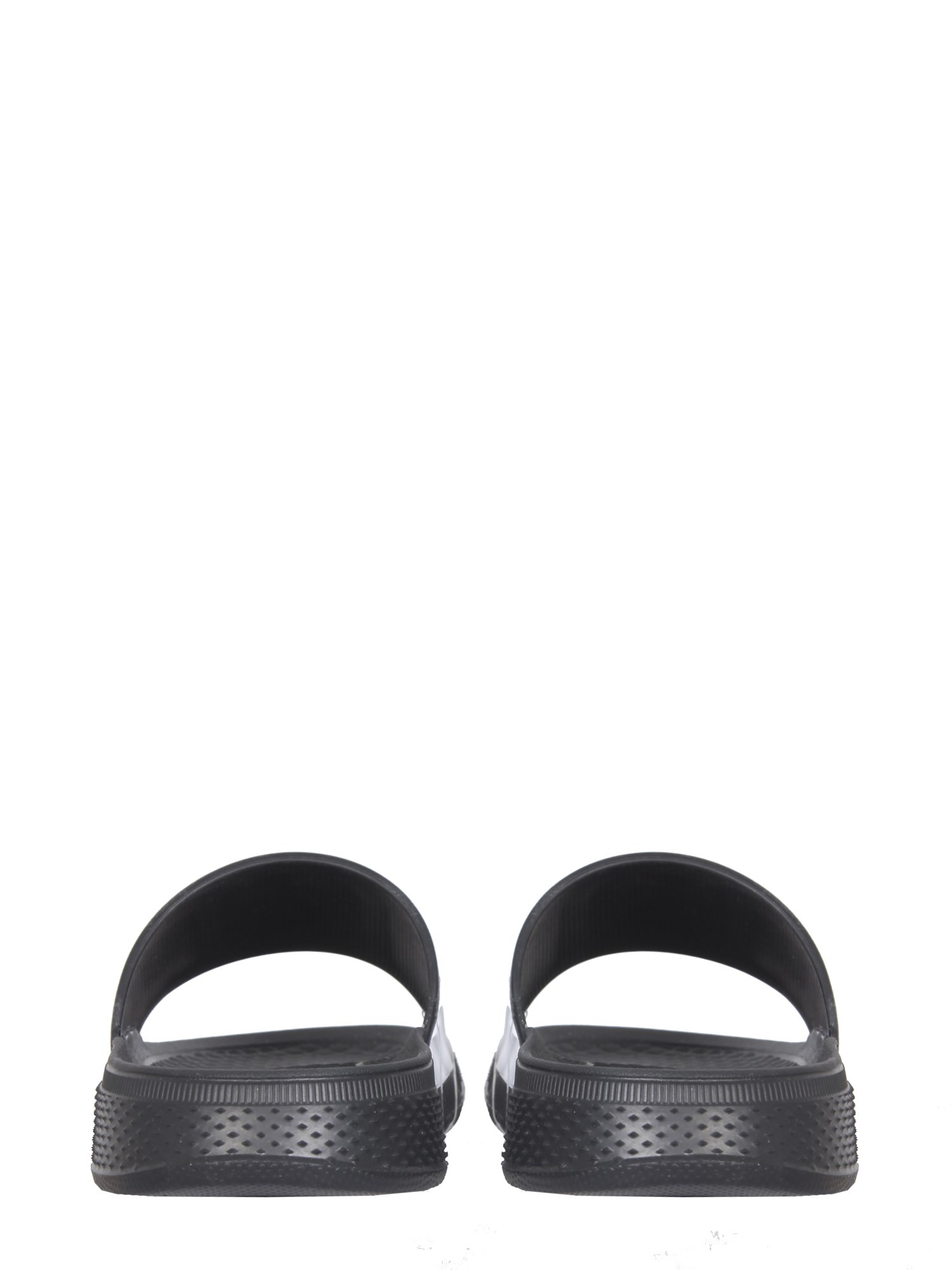 TELFAR X CONVERSE    RUBBER SLIDE SANDALS WITH LOGO