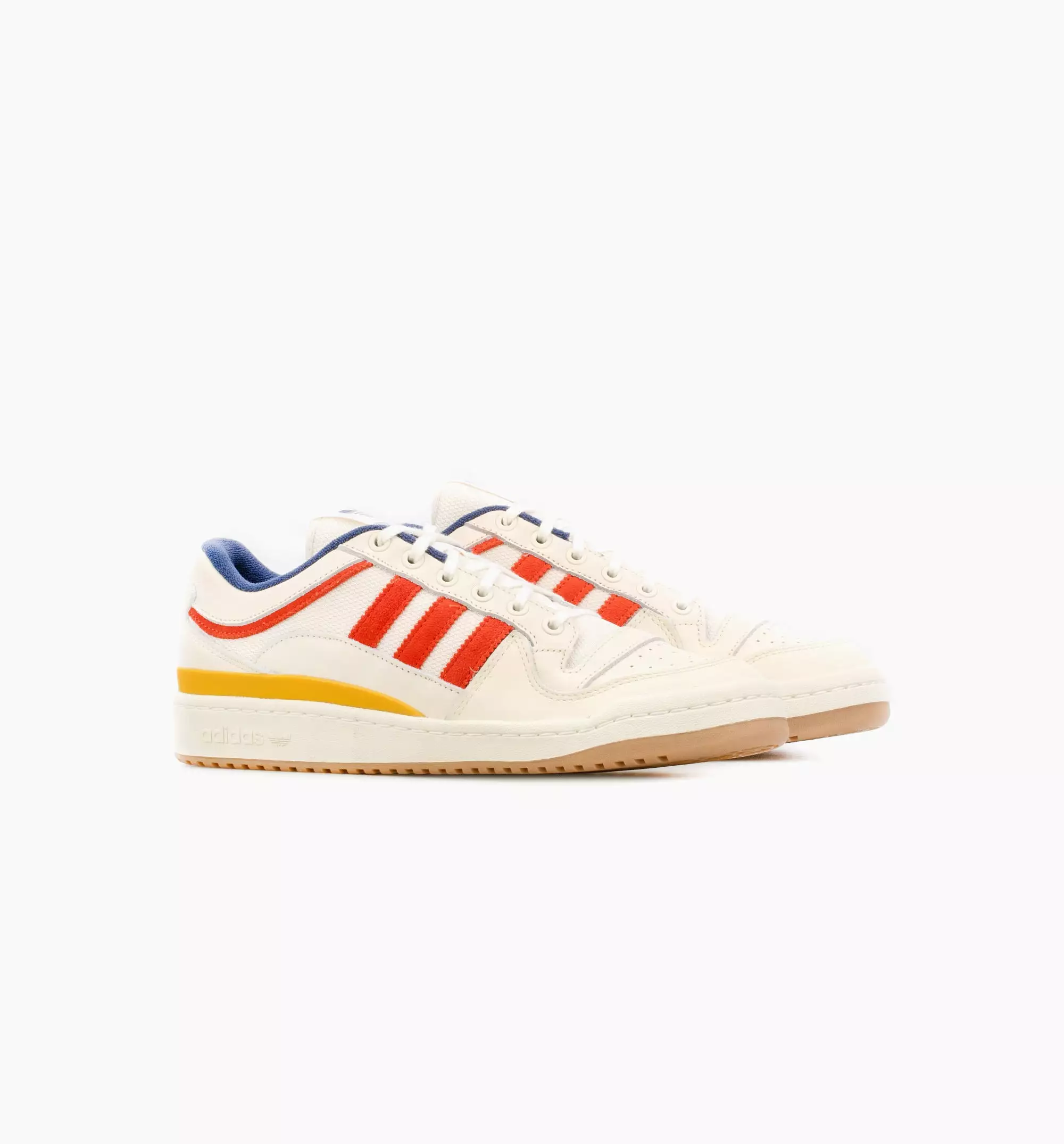 Wood Wood x Forum Low Mens Lifestyle Shoe - White/Red