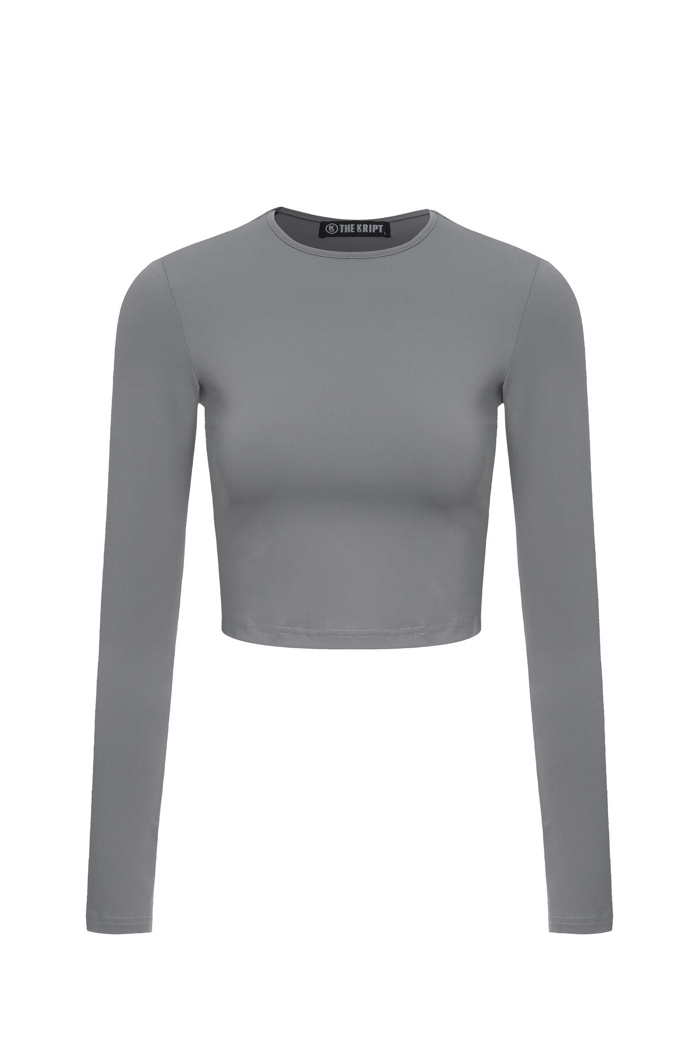 Zana Top L/S - Cloud Gray