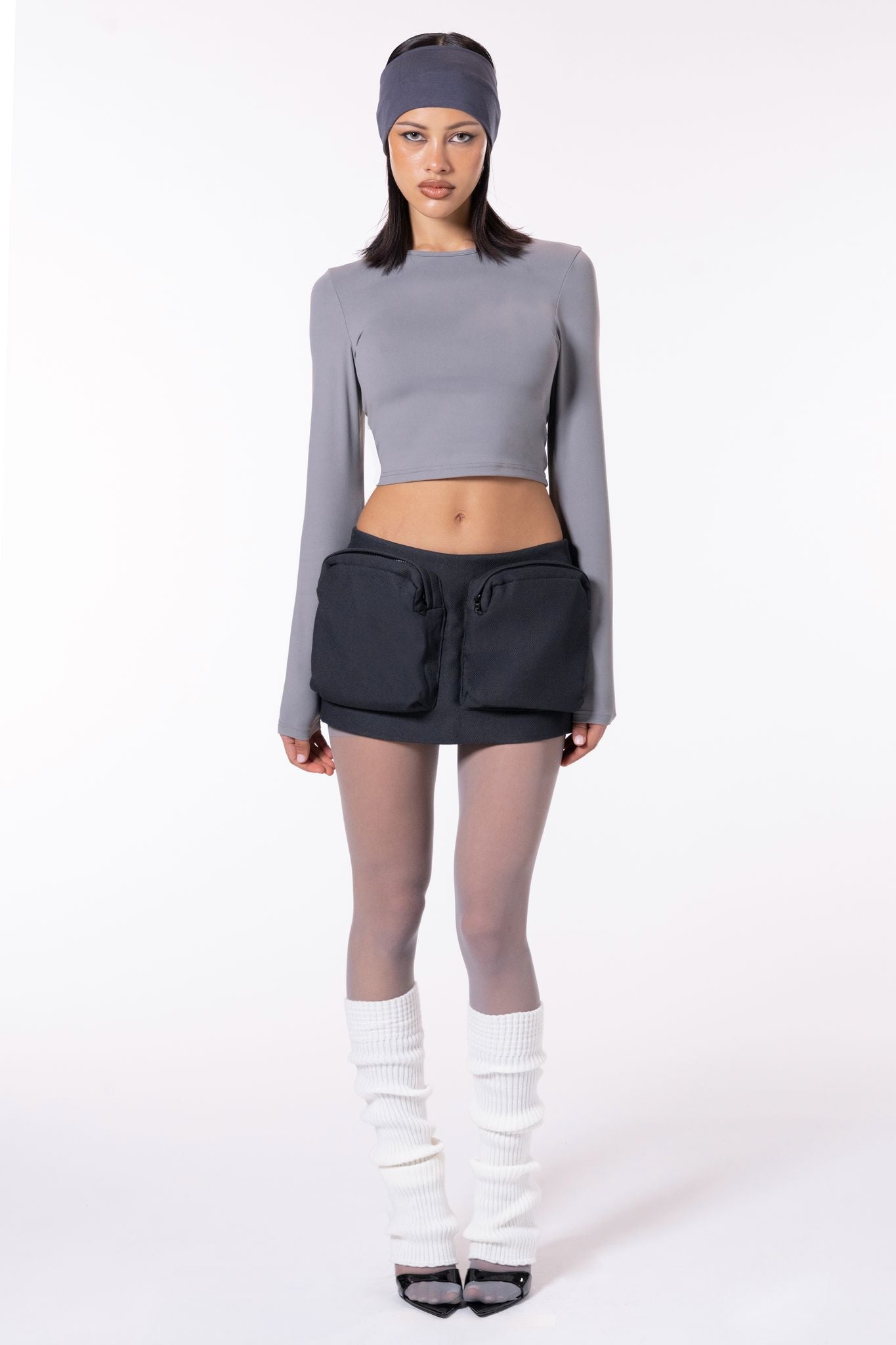 Zana Top L/S - Cloud Gray