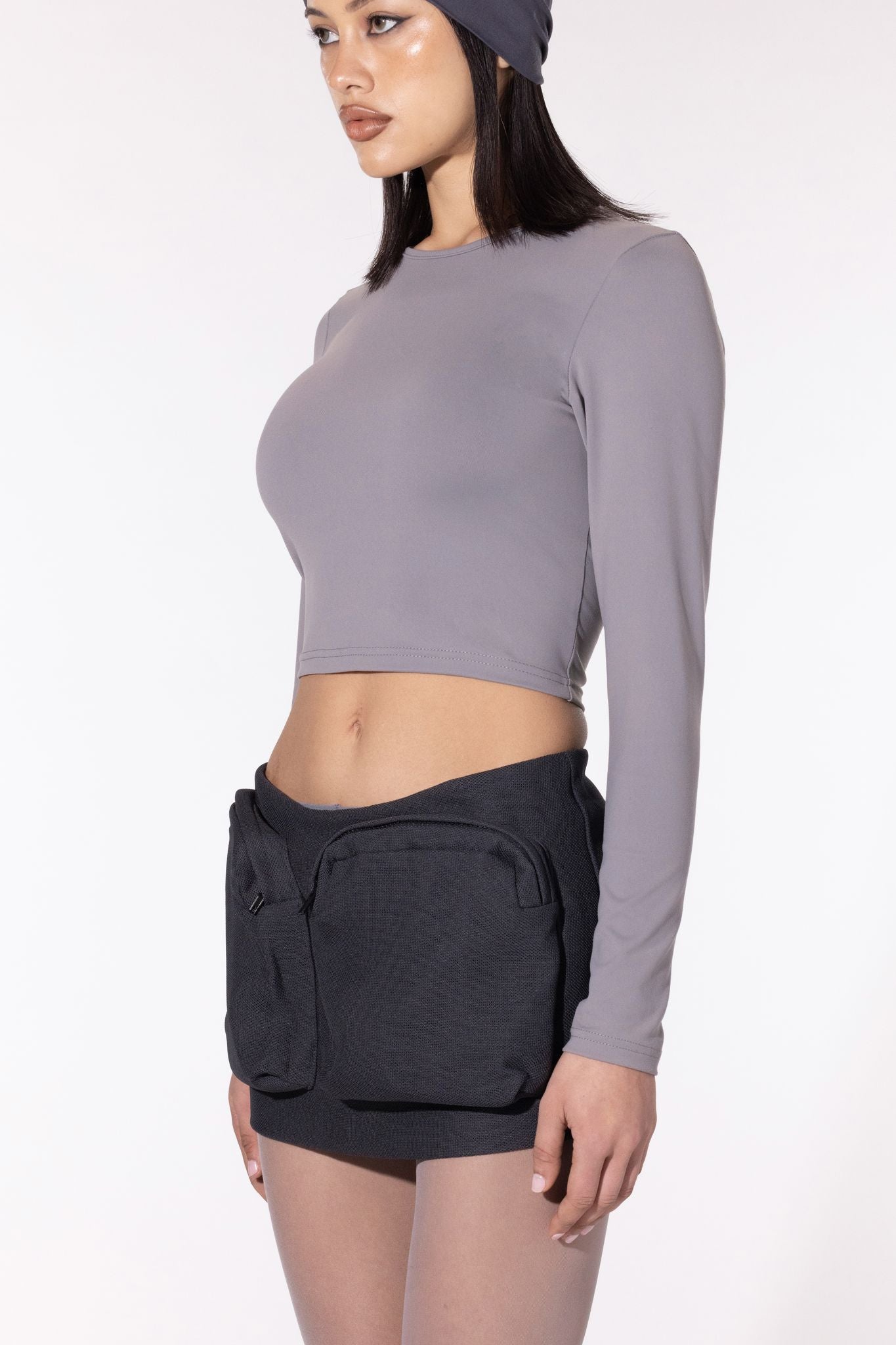 Zana Top L/S - Cloud Gray